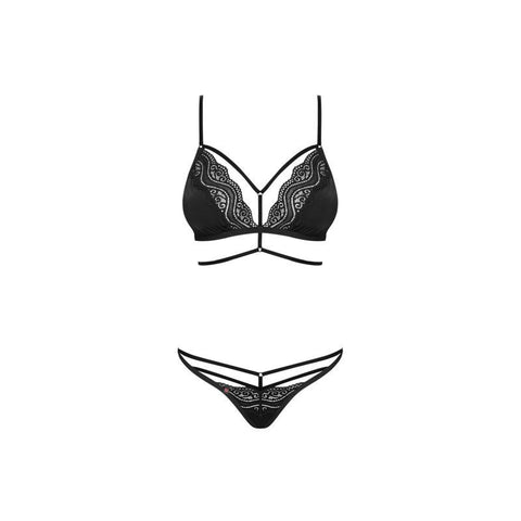 Diyosa 2 Piece Set Black Lingerie Ensemble > Clothes > Bra Sets