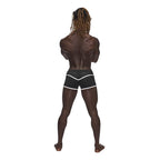 Male Power Sport Mesh Mini Shorts Black Breathable Athletic Mesh > Clothes > Mens Apparel