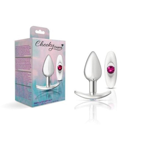 Cheeky Charms Silver Anchor Butt Plug with Clear and Teal Jewel Kit > Anal Range > Butt Plug Kits