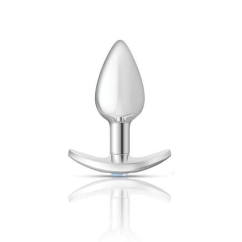 Cheeky Charms Silver Anchor Butt Plug with Clear and Pink Jewel Kit Pink > Anal Range > Butt Plug Kits