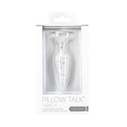 Pillow Talk Fancy Luxurious Glass Anal Plug w Clear Gem > Glass > Toys