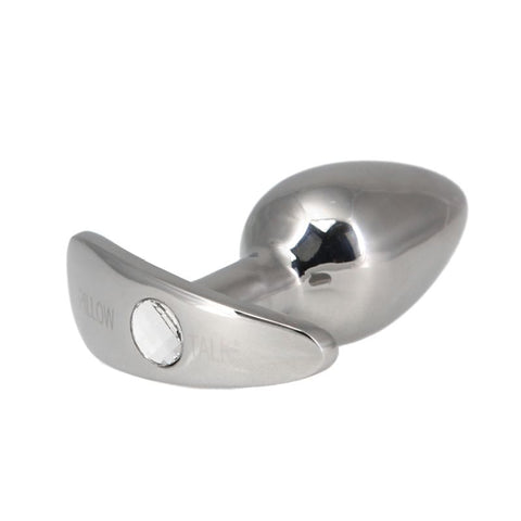 Pillow Talk Sneaky Stainless Steel Anal Plug 2.6 Inch w Swarovski Crystal Default Title > Anal Range > Butt Plugs