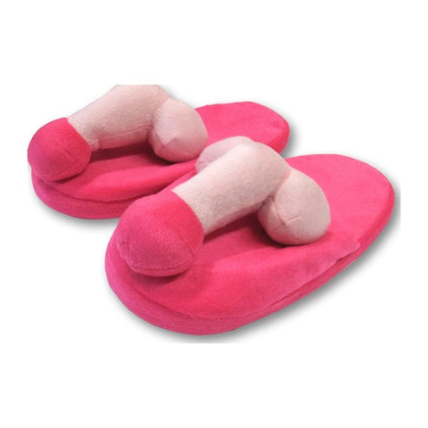 Pecker Slippers - Unisex - One Size Fits All Pink Novelties