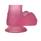 Jelly Studs 6 Inch Crystal Dildo in Pink > Dildos > Realistic Dildos