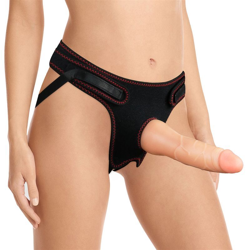 Easy Strap-on Set 7.5" (Flesh) Flesh 7.5" > Dildos > Strap On Harnesses