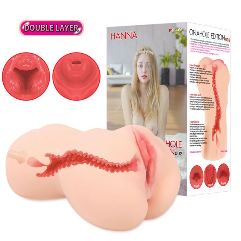 Kokos Hanna Onahole – Dual Layer Vagina Stroker > Sex Toys For Men > Masturbators > Manual