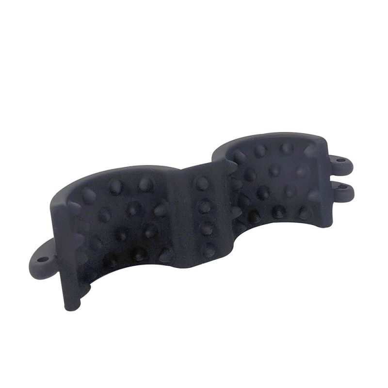 Brutus Cruncher Lockable Spiked Ball Stretcher Black > Sex Toys For Men > Ball Stretchers