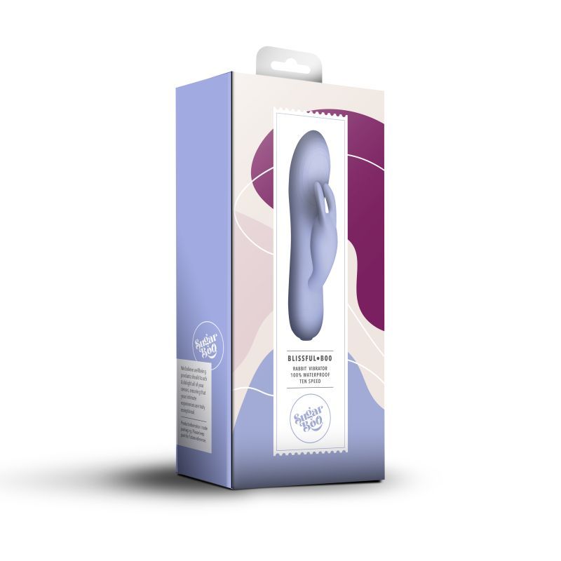 SugarBoo Blissful Boo Rabbit Vibe Lilac Dual Motor Vibrator > Sex Toys For Ladies > Clitoral Vibrators and Stimulators