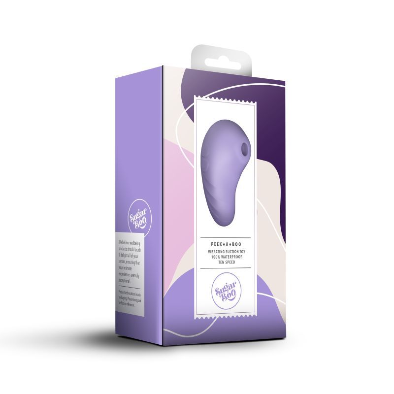 SugarBoo Peek A Boo Air Pulse Vibe Lilac – Rechargeable Personal Massager > Vibrators > Ladies > Clitoral Vibrators and Stimulators