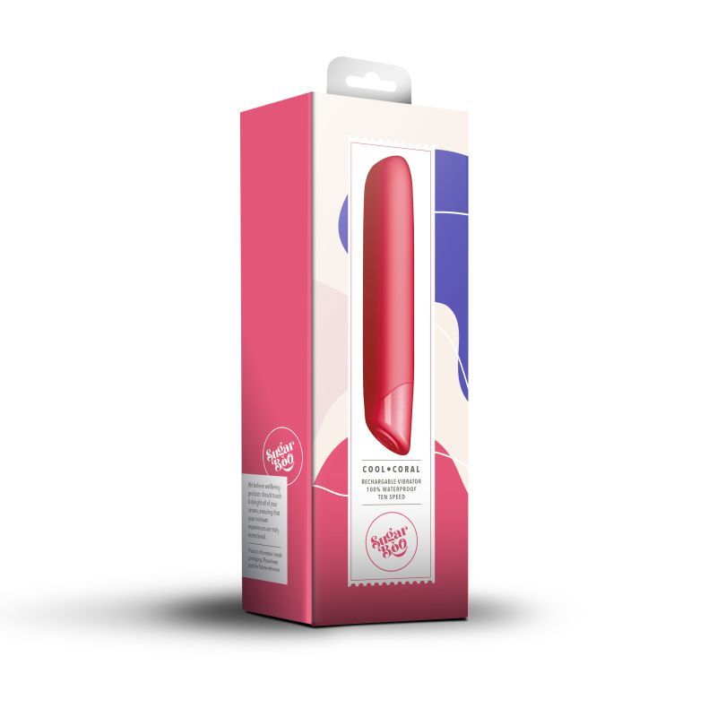 SugarBoo Cool Coral Bullet Vibrator – Compact Design with Multiple Vibe Modes Vibrator > Vibrators > Mini Vibrators