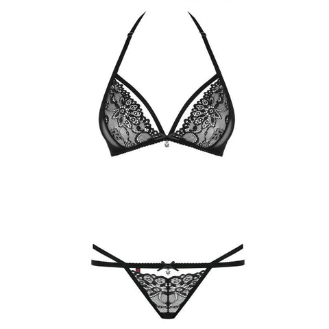 Black 2 Piece Set for Seductive Lingerie Nights > Clothes > Bra Sets