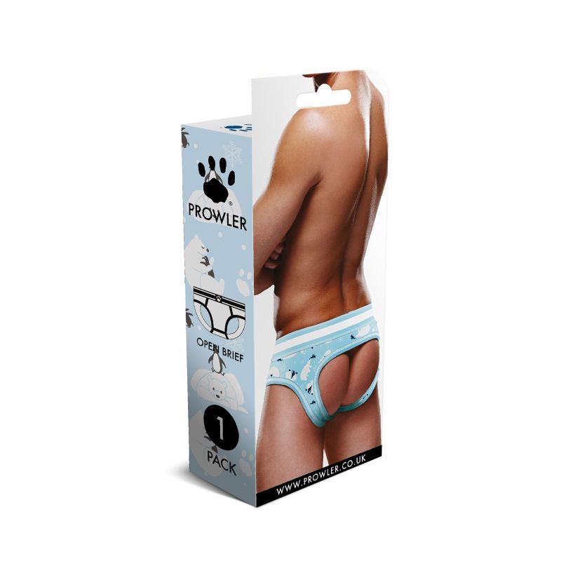 Prowler Winter Open Back Brief with Fun Polar Design > Clothes > Open Back Underwear
