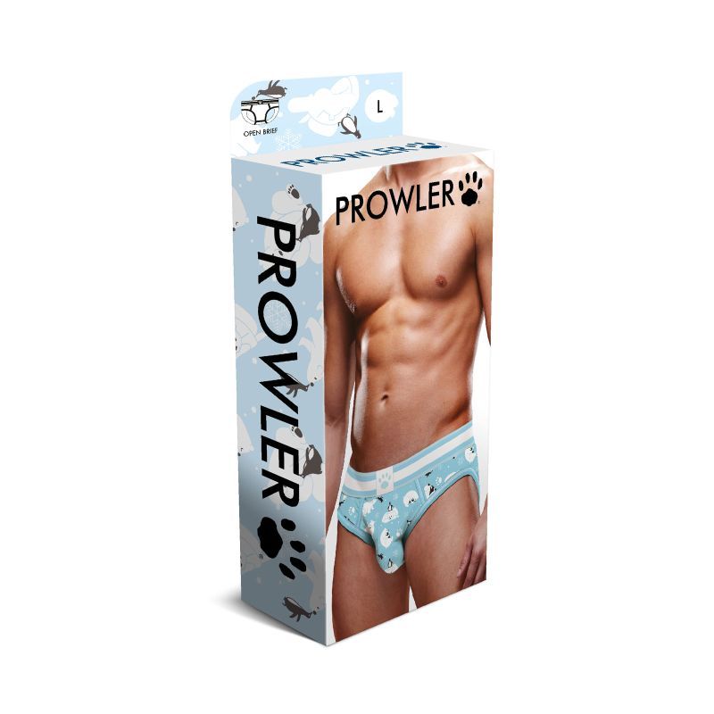 Prowler Winter Open Back Brief with Fun Polar Design > Clothes > Open Back Underwear