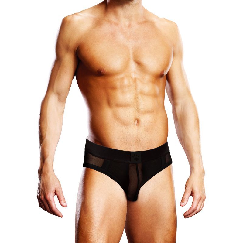 Prowler Mesh Open Back Brief Black Black Small > Clothes > Open Back Underwear