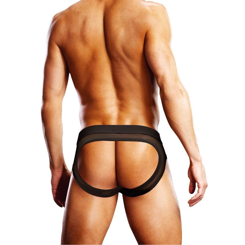 Prowler Mesh Open Back Brief Black > Clothes > Open Back Underwear