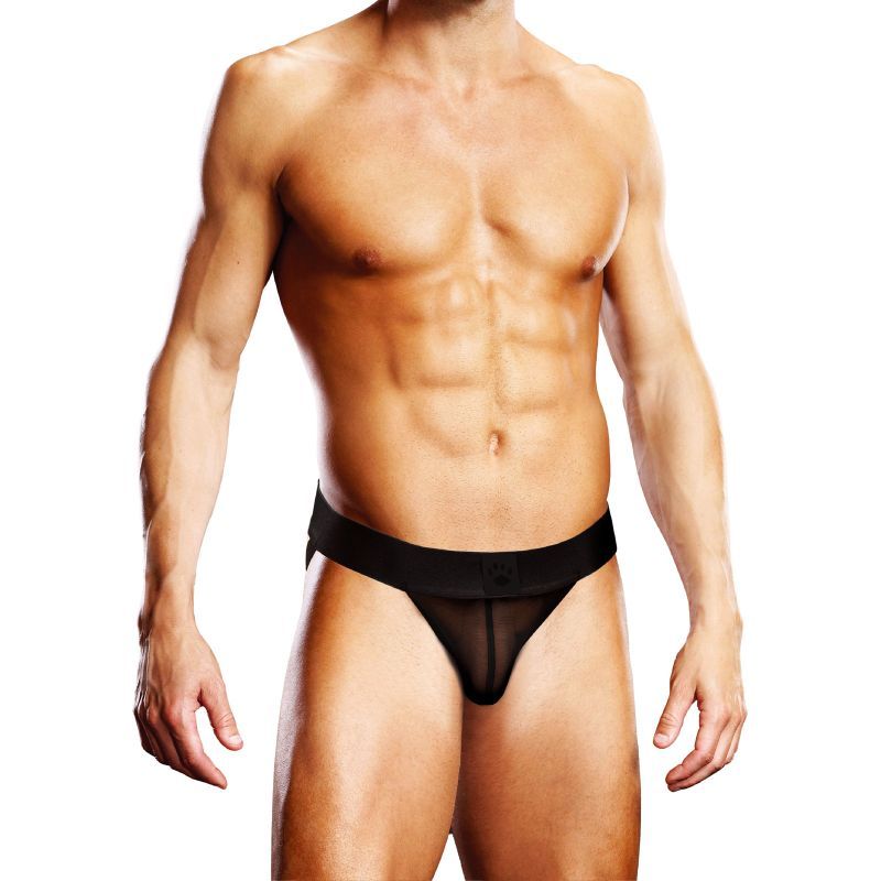 Prowler Mesh Open Back Brief Black > Clothes > Open Back Underwear
