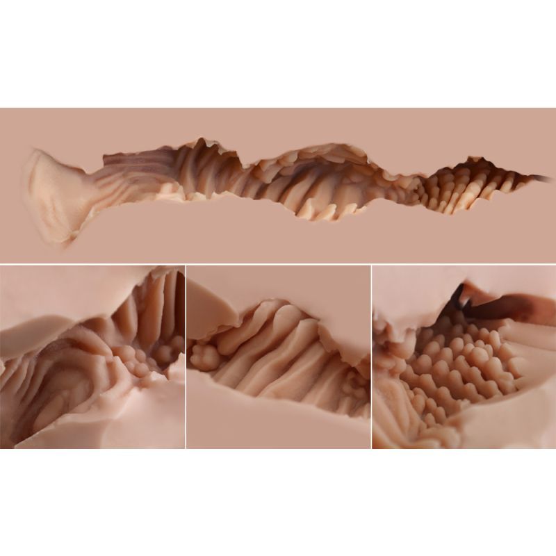 Naked Factory Nicole Doggy Style Real Hip – Ultra Premium Realistic Dildo Strokers - Manual