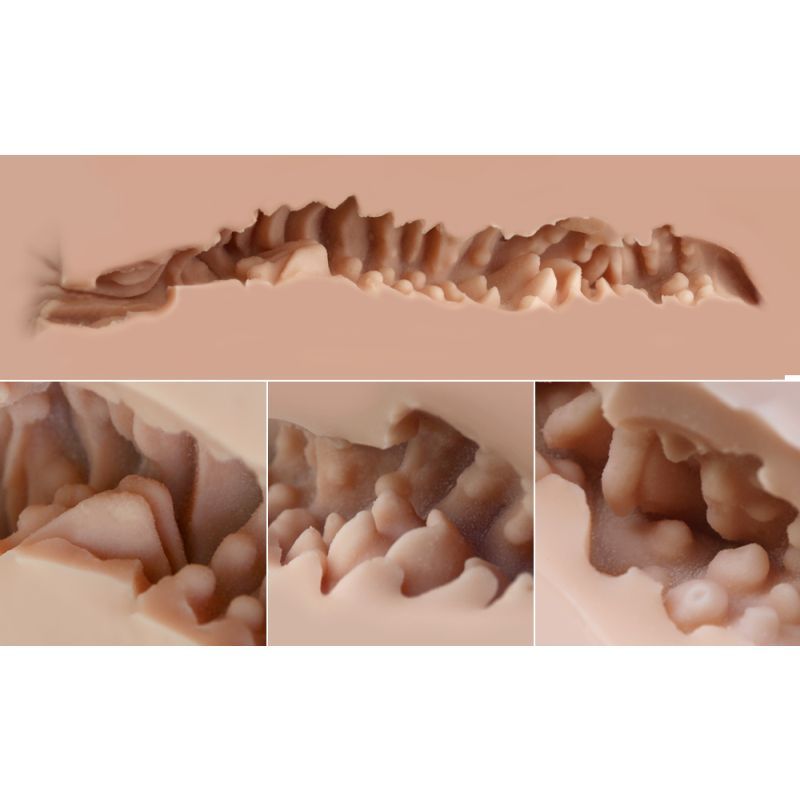 Naked Factory Nicole Doggy Style Real Hip – Ultra Premium Realistic Dildo Strokers - Manual