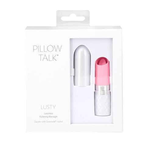 Pillow Talk Lusty Flickering Massager Pink Clitoral Vibrator > Vibrators > Standard Vibrators