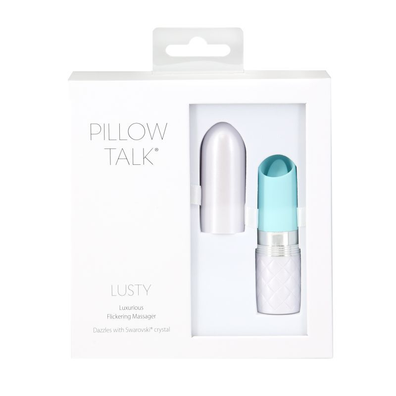 Pillow Talk Lusty Flickering Massager Teal Clitoral Vibrator > Vibrators > Standard Vibrators