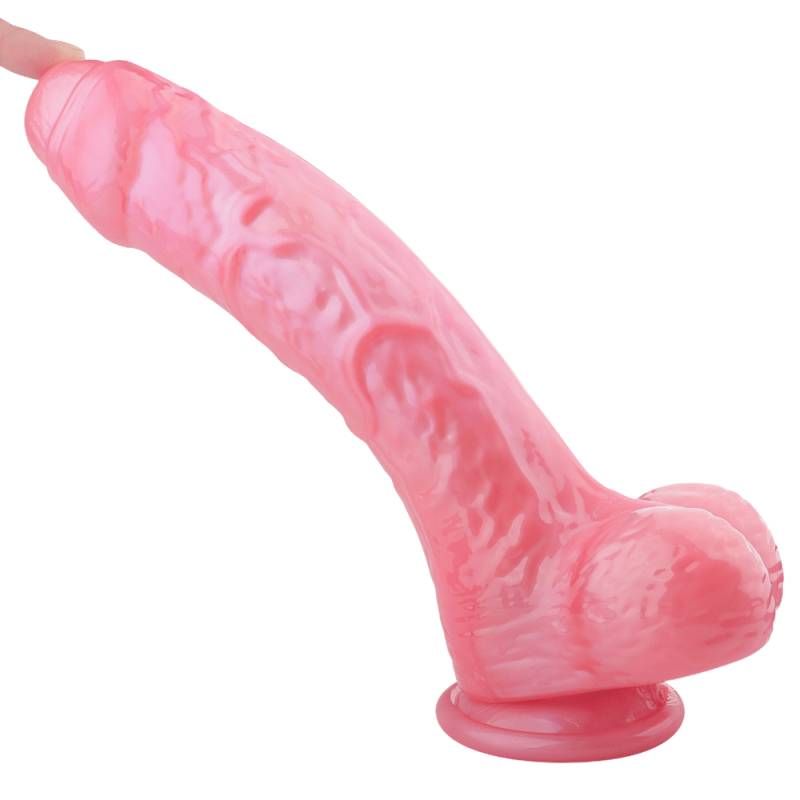 Martin Dong with Balls (Pink) 19cm x 3.5cm – Real Texture Dildo DONGS
