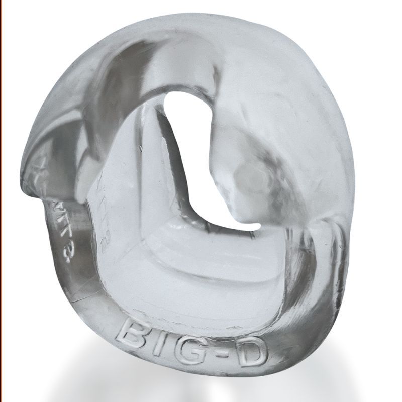Big D Shaft Grip Cock Ring Clear COCK RINGS
