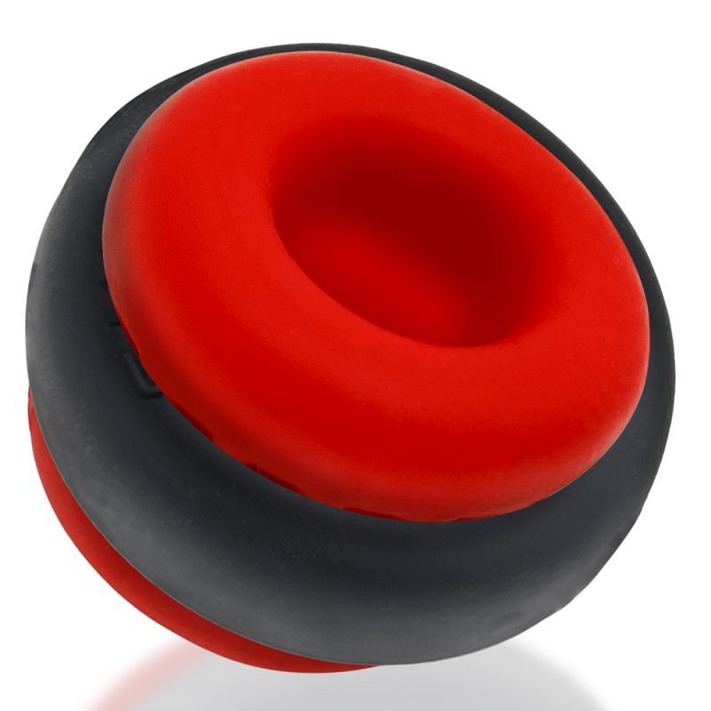 Ultracore Core Ballstretcher with Axis Ring in Red Ice > Sex Toys For Men > Ball Stretchers