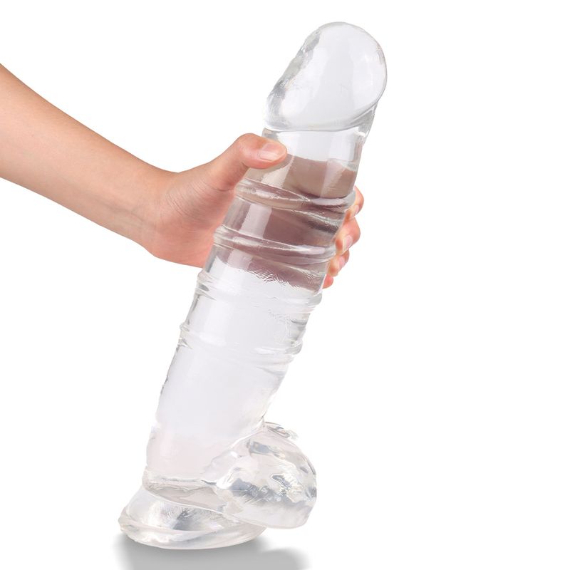 Denny Dong Clear XXL (40cm Length, 14cm Diameter) – Large Realistic Dildo with Suction Cup Clear > Dildos > Oversized Toys Main image