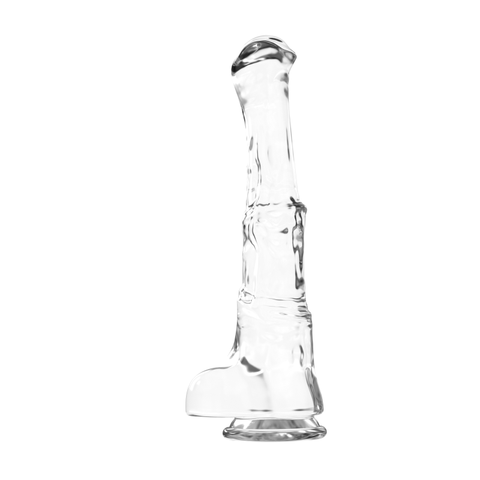 Denny Dong Clear XXL (40cm Length, 14cm Diameter) – Large Realistic Dildo with Suction Cup > Dildos > Oversized Toys