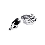 Silver Metal Chastity Cage Adjustable Durable Metal Construction Male Chastity Device > Bondage Gear > Male Chastity