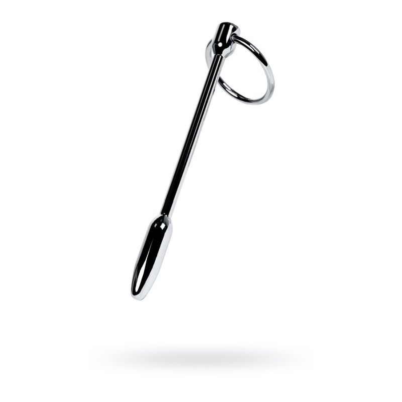 Silver Metal Urethral Plug with Ring Bullet Shape Waterproof Stainless Steel Plug Default Title > Sex Toys For Men > Sounding Rods