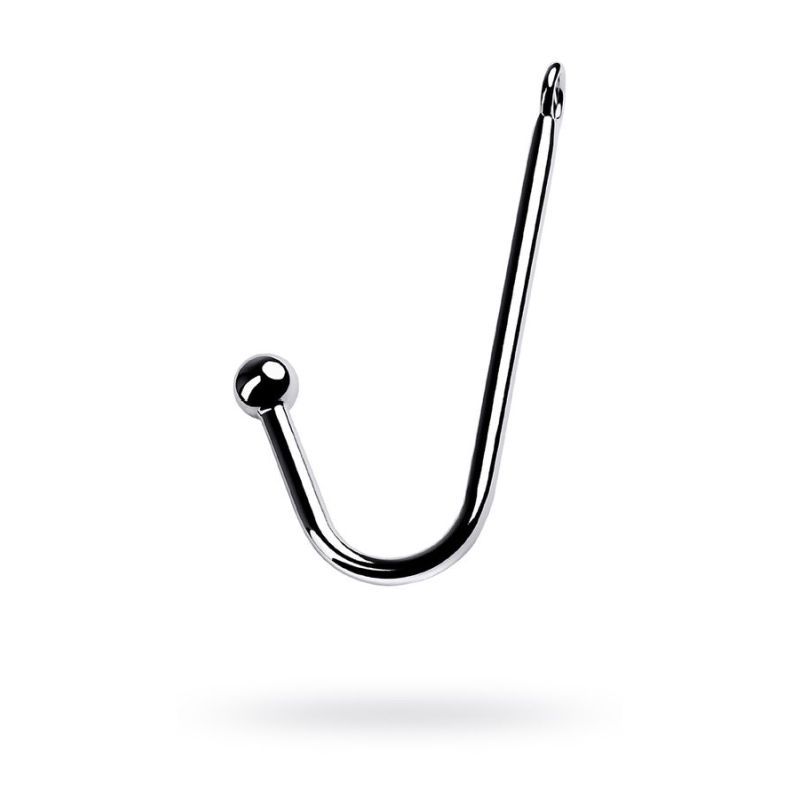 Silver Metal Anal Hook with Ball – 37cm Metal Silver > Bondage Gear > Medical Instruments Main image