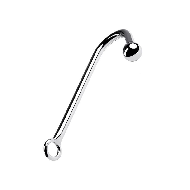 Silver Metal Anal Hook with Ball – 37cm Metal Secondary image