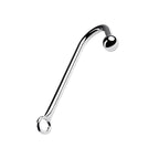 Silver Metal Anal Hook with Ball – 37cm Metal > Bondage Gear > Medical Instruments