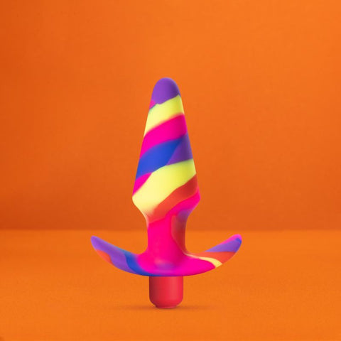 Avant Free Spirit Scarlet Silicone Butt Plug Butt Plugs - Vibrating