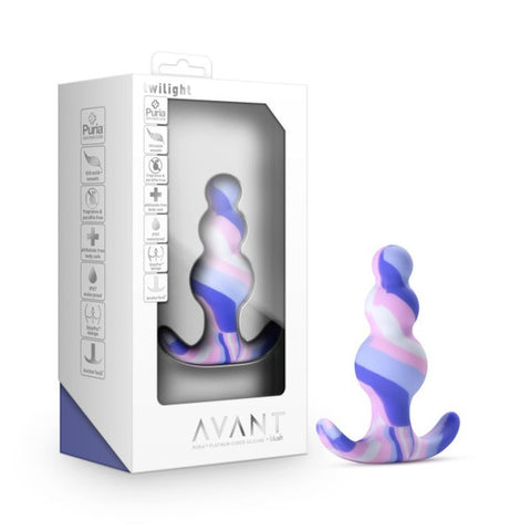 Avant Twilight Blue Silicone Butt Plug Default Title Butt Plugs