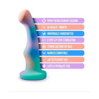 Avant Opal Dreams Aqua Silicone 6 Inch Dildo – Luxury Silicone Dildo > Dildos > Neutral Dildos