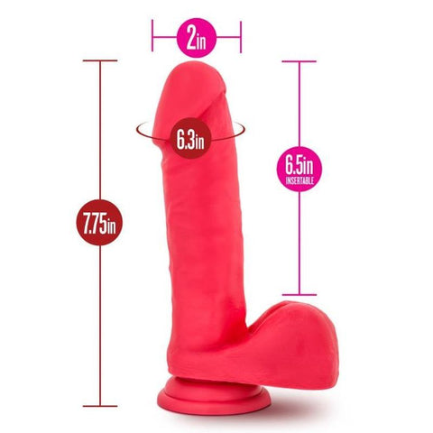 Ruse Big Poppa Cerise Dildo 6.6 Inch Insertable Length DONGS