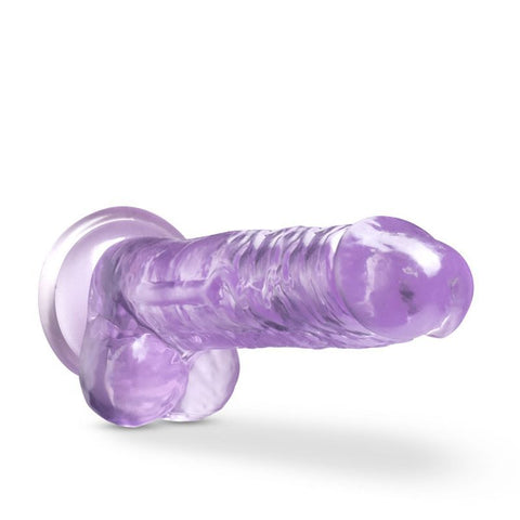 Naturally Yours 7 Inch Crystaline Dildo Amethyst DONGS