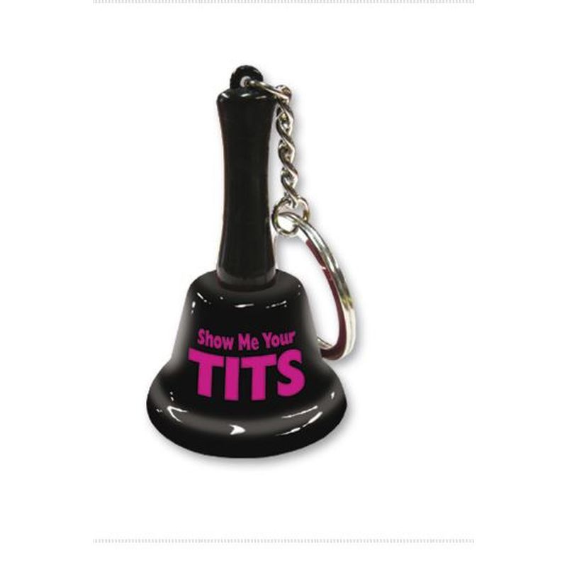 Show Me Your Tits Mini Bell Keychain – Novelty Accessory Default Title > Novelties > Gag Gifts Main image