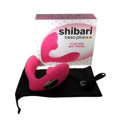 Shibari Beso Plus G-Spot and Clitoral Vibrator Pink STIMULATORS