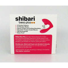 Shibari Beso Plus G-Spot and Clitoral Vibrator Pink STIMULATORS