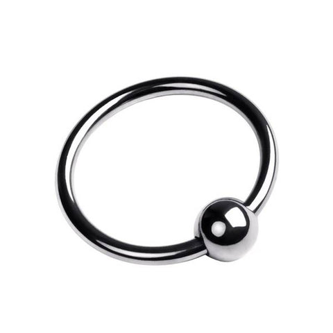 Metal Penis Head Ring 25mm for Enhanced Arousal and Pleasure Silver COCK RINGS