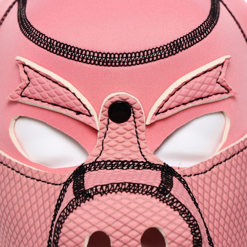 Neoprene Pig Mask (Pink) – Comfortable Neoprene Rubber Mask > Bondage Gear > Masks