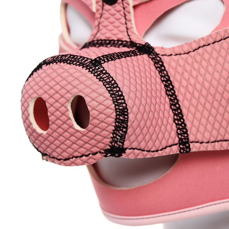 Neoprene Pig Mask (Pink) – Comfortable Neoprene Rubber Mask > Bondage Gear > Masks