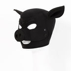 Neoprene Pig Mask (Black) – Comfortable Padded Fit Mask > Bondage Gear > Masks