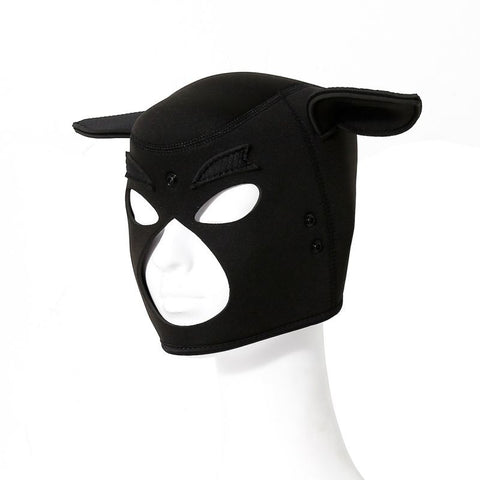 Neoprene Pig Mask (Black) – Comfortable Padded Fit Mask > Bondage Gear > Masks