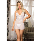 Rhiannon 2 Piece Chemise and G String Lingerie Set Small Medium > Clothes > Dresses and Chemises