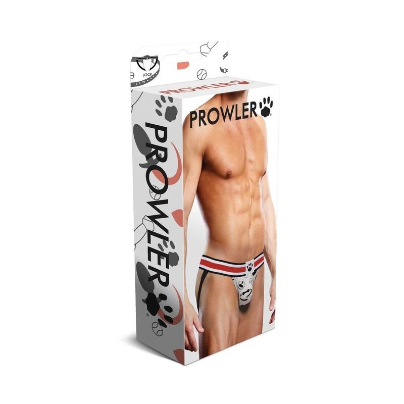 Prowler Puppie Print Jockstrap – Printed White Pouch and Straps Jockstrap > Clothes > Jockstraps
