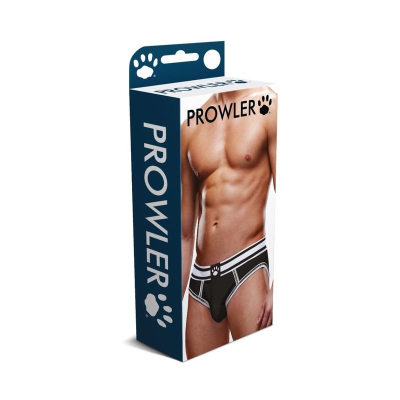 Prowler Open Brief Black/White Backless Design > Clothes > Mens Briefs